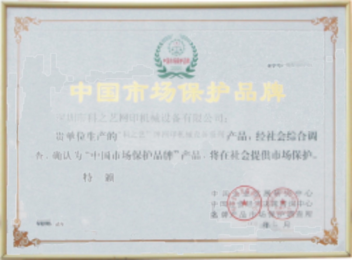 中國市場保護品牌 中國市場保護品牌